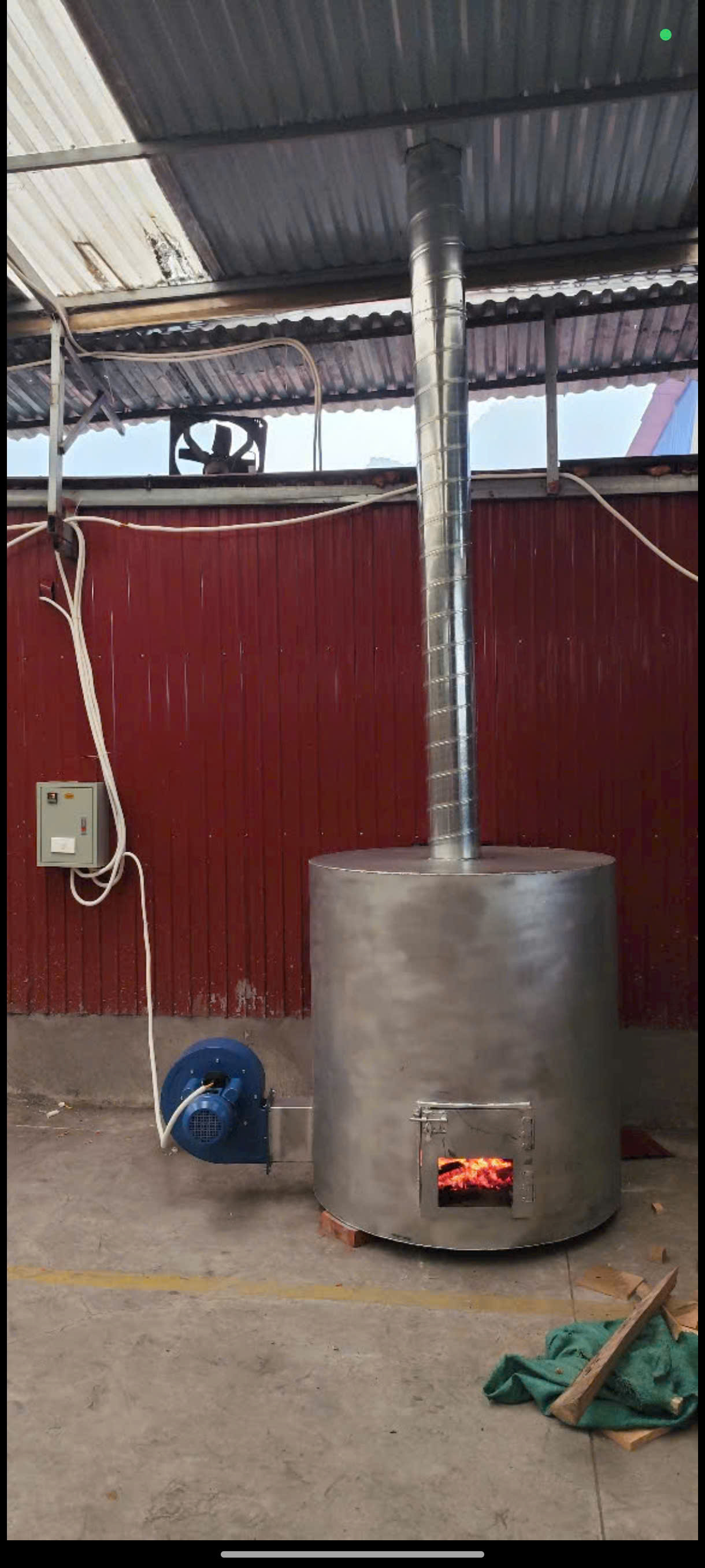 Lò sấy củi không khói tc3